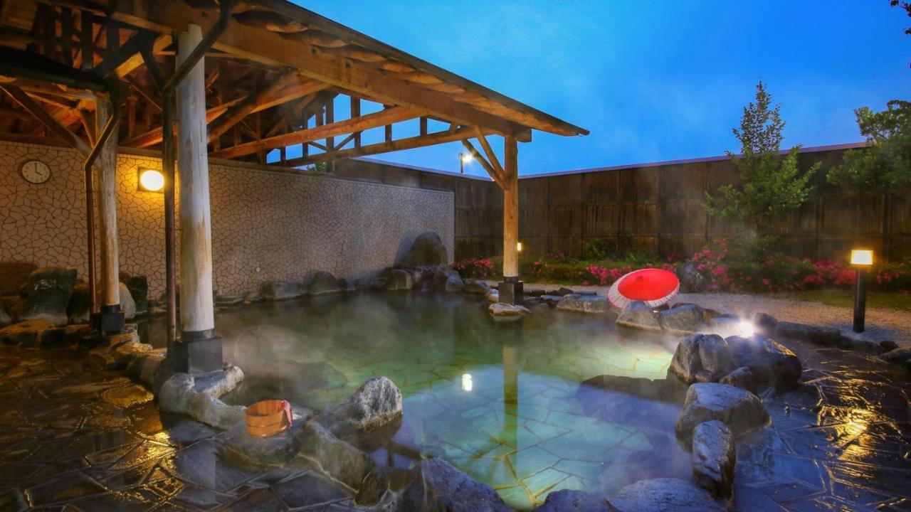 Ooedo Onsen Monogatari Aizu Hotel Exterior foto